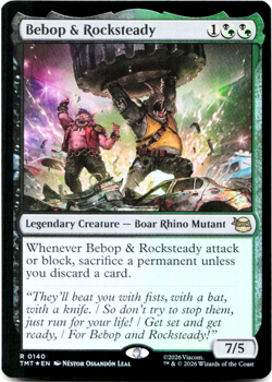 Bebop & Rocksteady (FOIL) - [Teenage Mutant Ninja Turtles] MTG TMT 0140 NM 💀🌳 - Image 3