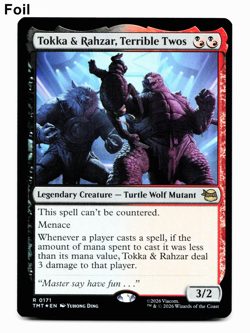 Tokka & Rahzar, Terrible Twos (FOIL) - [Teenage Mutant Ninja Turtles] MTG 💀🔥 - Image 1