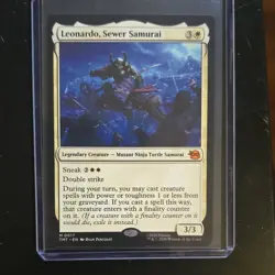 MTG/TMNT Leonardo, Sewer Samurai Legendary Creature M017 Regular Mythic Rare - Image 1