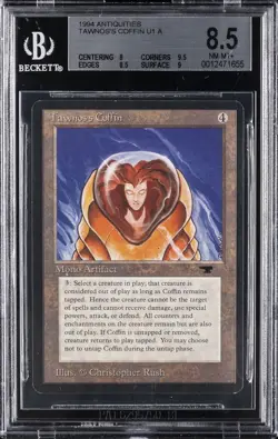 1994 MAGIC: THE GATHERING ANTIQUITIES TAWNOS'S COFFIN BGS 8.5 - Image 1
