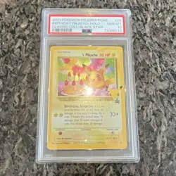 Pokemon Birthday Pikachu 24/53 Celebrations Classic Collection Holo PSA 10 - Image 1