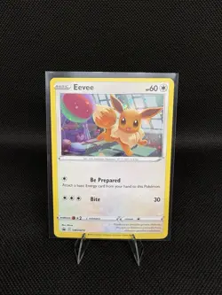 Pokemon Eevee SWSH212 Sword & Shield Promo Holo Basic Promo Card - Image 1