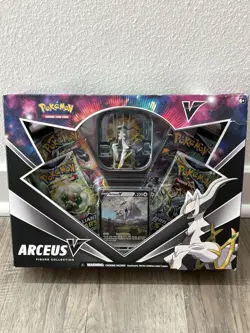 Pokemon TCG Arceus V Collection Box SEALED w/ Cosmic Eclipse - Image 1