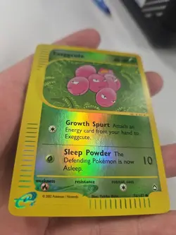 Pokemon Exeggcute 76/147 Aquapolis Reverse Holo Card - Image 2