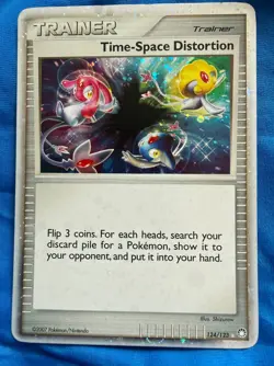 Time-Space Distortion 124/123 Holo Rare Mysterious Treasures Pokemon Card - Image 1
