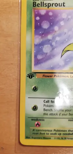 Pokemon 1999 BELLSPROUT Jungle Set 56/64 1st Edition Regular Common Vintage - Image 2