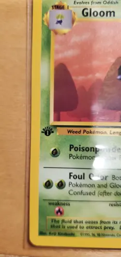 Pokemon 1999 GLOOM Jungle Set 37/64 1st Edition Regular Common Vintage - Image 2