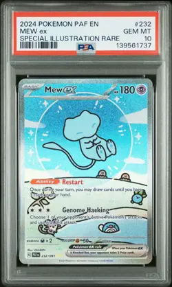Mew Ex Pokemon Paf En-Paldean Fates 232 PSA 10 - Image 1