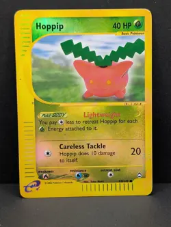 Hoppip 083/147 Aquapolis Reverse Holo Rare Pokemon TCG Nintendo MP - Image 1