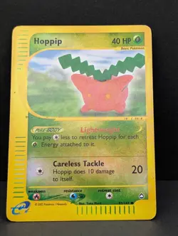 Hoppip 083/147 Aquapolis Reverse Holo Rare Pokemon TCG Nintendo MP - Image 3