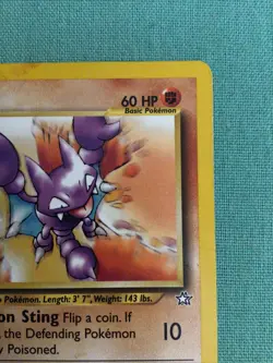 Gligar Common 1st Edition Neo Genesis Pokemon 59/111 - Image 2