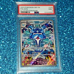 Pokemon PSA 9 Palafin OBF #200 MINT Illustration Rare 2023 English - Image 1