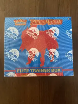 Pokemon TCG - Sword & Shield Elite Trainer Box - Zamazenta -Pokeball Wrapper NEW - Image 1