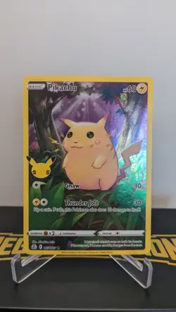 Pokemon TCG #005/025 Pikachu 25th Anniversary Celebrations Ultra Rare Card NM - Image 1