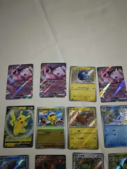 Pokemon tcg captain pikachu.Charizard shiny holo.mew rr JM64 - Image 2