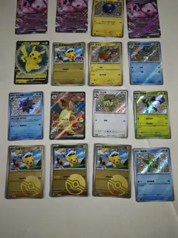 Pokemon tcg captain pikachu.Charizard shiny holo.mew rr JM64 - Image 3
