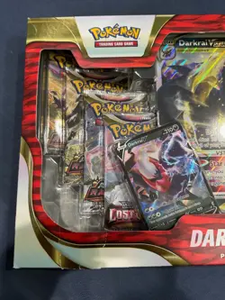 Pokemon TCG: Darkrai VSTAR Premium Collection Box New Factory Sealed 8 Boosters - Image 2