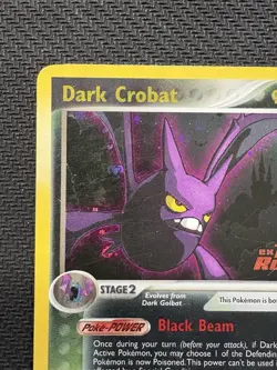 Pokemon TCG Dark Crobat EX Team Rocket Returns Reverse Holo Stamped 3/109 2004 - Image 2