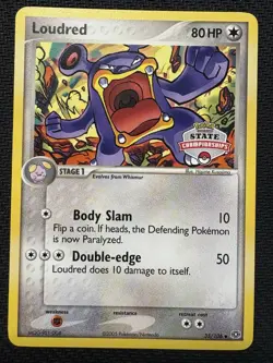 Pokemon State Championships Promo Card Loudred 35/106 EX Emerald Set TCG - Image 1