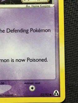 Pokemon TCG Gastly EX Legend Maker 52/92 Reverse Holo Stamped 2006 LP Excellent - Image 4