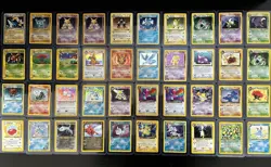 Vintage Pokemon Card Binder WOTC Lot Holos Shadowless Base Set 1st Ed NM/LP - Image 1