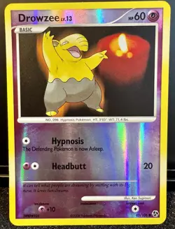 Drowzee 65/106 Reverse Holo Great Encounters Pokemon Card DPBP#105 - Image 1