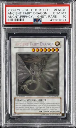 2009 YU-GI-OH! ANPR-ANCIENT PROPHECY #EN040 ANCIENT FAIRY DRAGON PSA 10 - Image 1