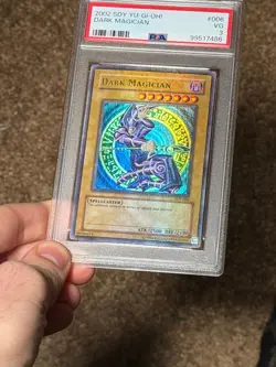 Dark Magician SDY-006 FOIL BLEED ERROR Yugioh PSA 3 *486 - Image 3