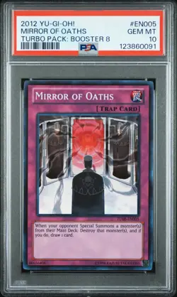 Mirror Of Oaths TU08-EN005 Super Rare Yugioh PSA 10 *091 - Image 1