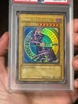 Dark Magician SDY-006 INK ERROR + FOIL SHIFT Yugioh PSA 6 *118 - Image 3