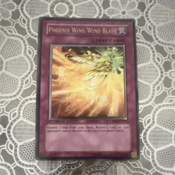Yu-Gi-Oh! Phoenix Wing Wind Blast FET-EN053 Konami Trap Flaming Eternity 1st Ed - Image 1