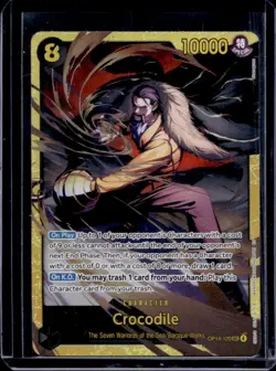 2026 One Piece Azure Sea's Seven Crocodile Secret Rare #OP14-120 - Image 1