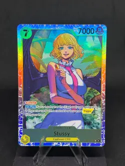 Stussy | Carrying on His Will One Piece CCG #OP13-110 Super Rare SR Foil - Image 1