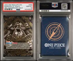 2025 ONE PIECE OP12-LEGACY OF THE MASTER 3RD ANNIV-GOLD MARSHALL D. TEACH PSA 10 - Image 3
