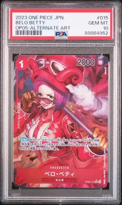 PSA 10 One Piece Belo Betty OP05-015 R Parallel Awakening of the New Era Card - Image 2