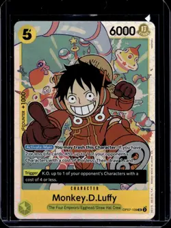 2024 Bandai One Piece Monkey.D.Luffy Holo SR Parallel Alternate Art - Image 1