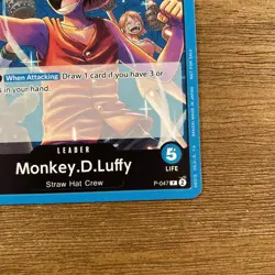 Monkey.D.Luffy (047) (Sealed Battle Kit Vol. 1) P-047 One Piece Promo - Image 3