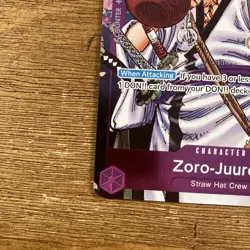 One Piece Zoro-Juurou OP05-067 CS 25-26 Event Pack PROMO CHAMPIONSHIP STAMP - Image 3