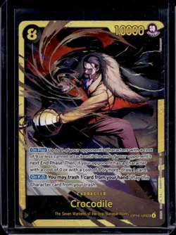 2026 One Piece Azure Sea's Seven Crocodile Secret Rare #OP14-120 - Image 1