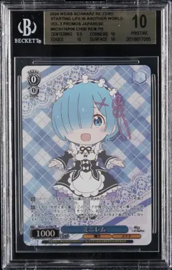 2024 WEISS SCHWARZ RE: ZERO STARTING LIFE IN ANOTHER WO PR CHIBI REM BGS 10 - Image 1