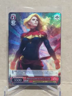 Captain Marvel DMV/S104-074S SR Weiss Schwarz Japanese Card Disney 100 - Image 1