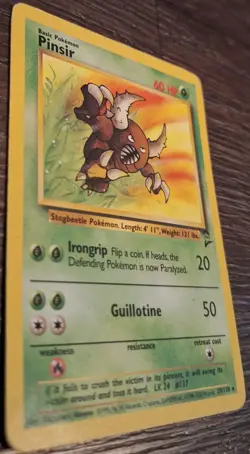 PINSIR Pokemon TCG Trading Card - RARE - 29/130 Base Set 2 - Image 3