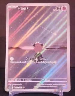 Cleffa 202/197 SV03: Obsidian Flames IR NM Full Art English 2023 Pokemon Card - Image 1