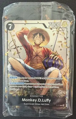 Monkey.D.Luffy (Tin Pack Set Vol. 2) P-075 One Piece Promotion Cards Foil - Image 1