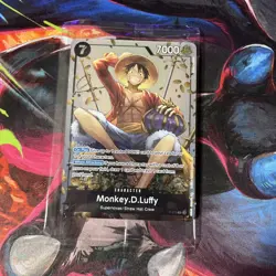 One Piece Monkey D. Luffy P-075 Tcg Card New In Package - Image 1