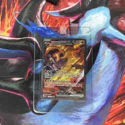 Pokemon TCG Team Rockets Moltres EX Destined Rivals Card 229/182 SIR Stamped - Image 1