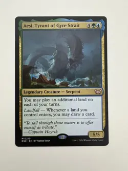 Aesi Tyrant of Gyre Strait MTG Magic the Gathering Card NM Near Mint DSC - Image 1