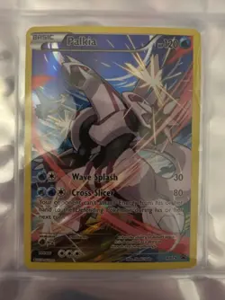 Pokemon Palkia Full Art Holo Promo XY75 XY 120HP Basic Pokemon TCG Card - Image 1