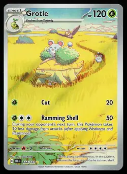 Grotle 164/162 Holo Illustration Rare Temporal Forces Pokemon Card - Image 1