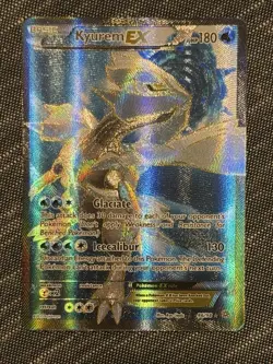 Pokemon TCG Kyurem EX Full Art Ultra Rare Holo Card XY Ancient Origins 86/98 - Image 1